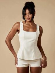 Missguided Fehér Baskinka Felső S09__M
