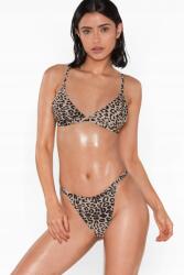 Nasty Gal Kétrészes Animal Print Fürdőruha 63Y B20__M