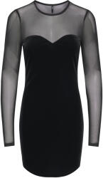 ONLY Rochie Onlsmooth L/S Mesh Mix Box 15384839 C-N10 black