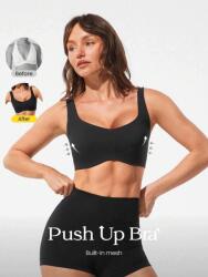 Shein Fekete Sportmelltartó S06__M (st25040112227155298)