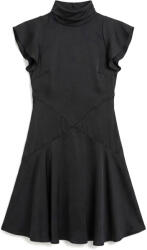TOPSHOP Rochie Tscilly Sation Flippy Hem Mini 31002213 19-0303 TCX jet black
