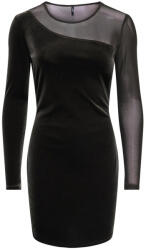ONLY Rochie Onlsmooth L/S Mesh Mix Box 15384839 19-1109 TCX chocolate torte