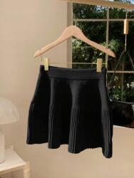 Shein Fekete Mini Szoknya Knk S06__S