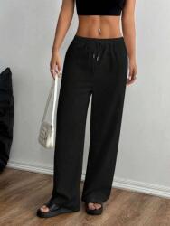 Shein Fekete Casual Nadrág S09__M