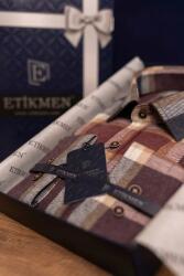  Férfi Casual Kockás Hosszú Ujjú Pamut Ing XL 5GA (66666/Bordo)