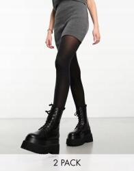 Vero Moda Fekete Harisnyanadrág 40 Den 2-PACK Hsx NJ5__2/3