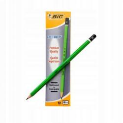 BIC Iskolai Eszközök Plasztikai Eszközök Iskolai Vázlatceruza Ceruza 2B 12 db Bic (ołówek grafitowy 2B rysik szkolny zestaw dla)