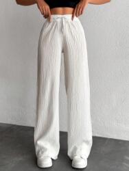 Shein Fehér Casual Nadrág S06__S