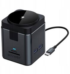 BlitzWolf BW-TH17 Dokkoló állomás 9in1 Usb 3.0 Vezeték nélküli töltő 1 db (BW-TH17)