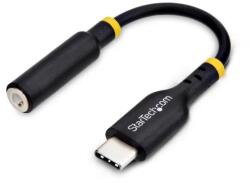 StarTech USBCAUDIO2 audio kábel 0, 127 M USB Type-C 2.0 3, 5 mm-es Fekete (USBCAUDIO2)