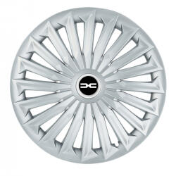 AutoHelix MSA Set 4 capace roti 15 inchi (R15) compatibile DACIA, Model Joy Gri (JOYG6)