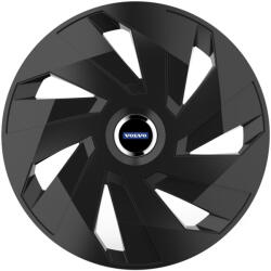 AutoHelix MSA Set 4 capace roti 15 inchi (R15) compatibile VOLVO, Model Vector Negru (VKTN77)
