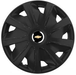 AutoHelix MSA Set 4 capace roti 16 inchi (R16) compatibile CHEVROLET, Model Van Negru (VANN4)