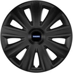 AutoHelix MSA Set 4 capace roti 15 inchi (R15) compatibile VOLVO, Model Aviator Negru (AVN77)