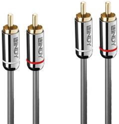 Lindy 35346 audio kábel 2 M 2 x RCA Antracit (35346)