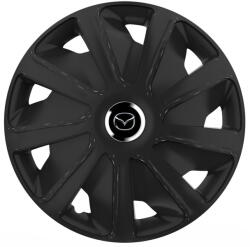 AutoHelix MSA Set 4 capace roti 16 inchi (R16) compatibile MAZDA, Model Van Negru (VANN11)