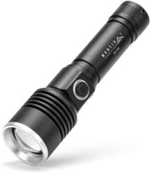 Montis Taktyczna ręczna latarka akumulatorowa LED MT158 Fekete Kézi zseblámpa (TAKTYCZNA RęCZNA LATARKA AKUMULATOROWA LED MT158)