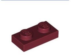 LEGO® Placa LEGO 1 x 2 (4539097)