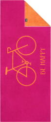 Cawö Prosop de saună Travel Bicycle 70 x 180 cm, roz (6287-23-70x180) Prosop