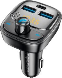 Forever FM transmitter BT 2 x USB-A 1 x USB-C PD 30W TR-370 black (GSM179082)