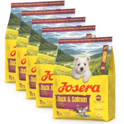 Josera Mini Junior Duck&Salmon 5x900g Kutyaeledel Kölyökkutyáknak Kacsa és Lazac
