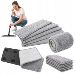 Maxy Lapos felmosó utántöltő 1, 5 éves készlet 5x tépőzáras nedvszívó erős (Nakładka do mopa 33x12cm 5szt. Ruhhy)