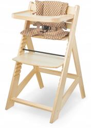 Moby System Fa etetőszék többfunkciós biztonsági övvel (KRZES WOODY NATURAL)