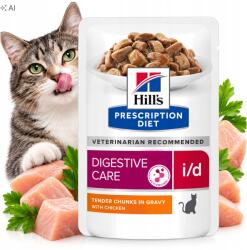 Hill's Pd Feline i/d Digestive Care Chicken tasak szósz 85g