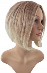 DKM Cosplay Paróka 30 CM Bob Egyenes Ombre Szőke Rövid (PEKB1)