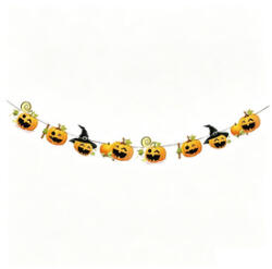  Halloweeni girland tökfejes dekoráció (HAL- 44882)