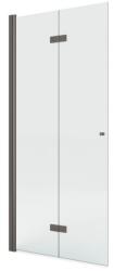 NEW TRENDY New Soleo Gunmetal Brushed perete cabină de duș walk-in 100 cm gunmetal periat/sticla transparentă K-5795 (K5795)