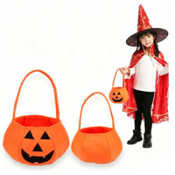  Halloweeni tökfejes táska 22cm (HAL- 45148)