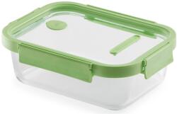 Lékué Glass Container téglalap üveg ételtároló 1520ml Zöld LK883927 (LK883927)