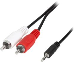 LogiLink Jack RCA Átalakító Fekete 1.5m CA1042 (CA1042)