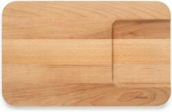 Brabantia Profile Slice & Dice bükkfa vágódeszka zöldségek aprításához. speciális átöntő rész. védő olajbevonattal. 400x250mm - 260742 (260742)