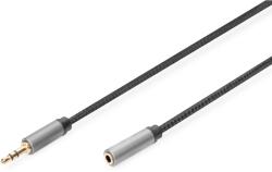 ASSMANN Jack Hosszabbító Fekete 1.8m DB-510210-018-S (DB-510210-018-S)
