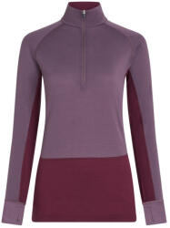 icebreaker Women Mer 200 ZoneKnit LS Half Zip női funkcionális felső L / lila