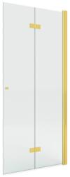 NEW TRENDY New Soleo Gold Shine zuhanykabin fal walk-in 90 cm arany fényes/átlátszó üveg K-5764 (K5764)
