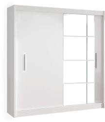  Dulap cu uşi glisante, alb, 180x215, low (UE-0000327255) Garderoba