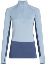 Icebreaker Wom Mer 260 ZoneKnit LS Half Zip női funkcionális felső L / kék/szürke