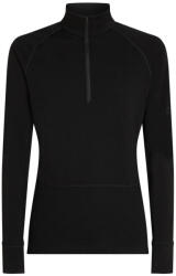 Icebreaker Men Mer 200 ZoneKnit LS Half Zip férfi funkcionális póló S / fekete