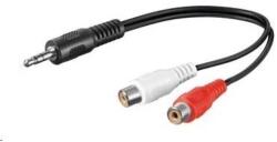 PremiumCord RCA Jack Átalakító Fekete 20cm kjackcinf02 (kjackcinf02)