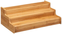  Etajera extensibila suport condimente 5Five, bambus, 32x20x11 cm, maro natural (JJ-167707) Raft