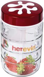 HEREVIN 135930-000 Üveg fűszertartó négyzetes mintával (135930-000)