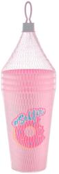 IRIS LUXPLASTIC L-00732 Lemonade 4 darabos pohár szett (L-00732)
