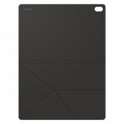 Samsung Tab S12 Plus 5G / Tab S12 Plus Wi-Fi - husă SAMSUNG cu suport, aspect de piele, tip FLIP activă, cu închidere magnetică, NEGRU (EF-BX840PBEG)