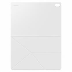 Samsung Tab S12 Plus 5G / Tab S12 Plus Wi-Fi - husă SAMSUNG cu suport, aspect de piele, tip FLIP activă, cu închidere magnetică, ALBĂ (EF-BX840PWEG)