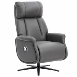 Brius Fotoliu relax recliner rotativ 360 , cu spatar reglabil si inclinare, suport picioare extensibil automat la inclinare, tapiterie textila cu aspect de (SPOT-1170391-161022)