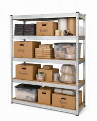 MAMUTEX Horganyzott fém állvány Mamutex Premium 180x120x45 cm - 5 polc, teherbírás 1000 kg