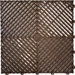SwissDeck Műhelypadló - SwissDeck RibDeck Classic 33, 3 x 33, 3 cm - Chocolate Brown (RDC-CB)